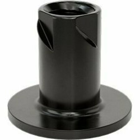 BSC PREFERRED Ultra-Split-Resistant Tee Nut Inserts for Hardwood Black Oxide ST 1/4-20 Thread 0.547 Len, 25PK 90598A120